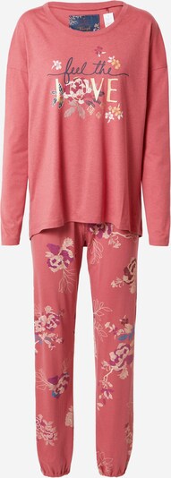 Pijama TRIUMPH pe bej / albastru noapte / mov închis / roz pitaya, Vizualizare produs