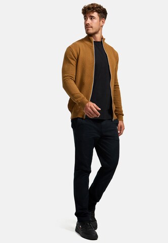 Kronstadt Gebreid vest 'Carlo' in Bruin