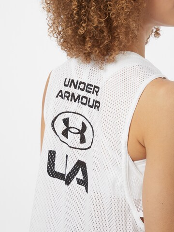 UNDER ARMOUR Sportovní top – bílá