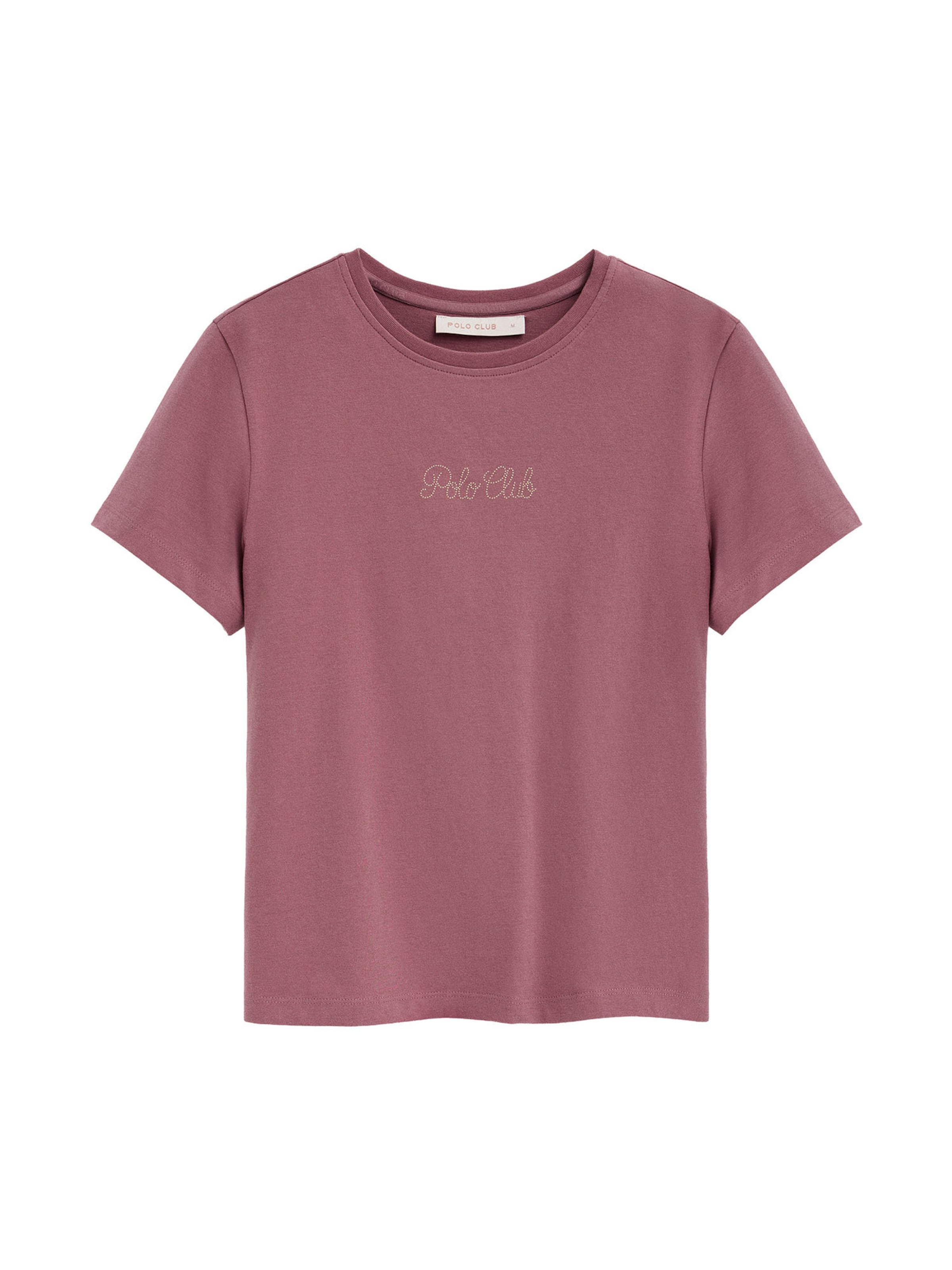 Polo Club Shirt in Pink: Vorderseite