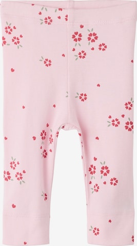 NAME IT Skinny Legginsy 'NBFNALLINA' w kolorze różowy: przód