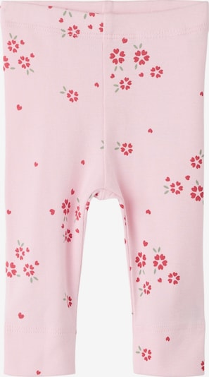NAME IT Leggings 'NBFNALLINA' in 56 in Light green / Rose / Cranberry, Item view
