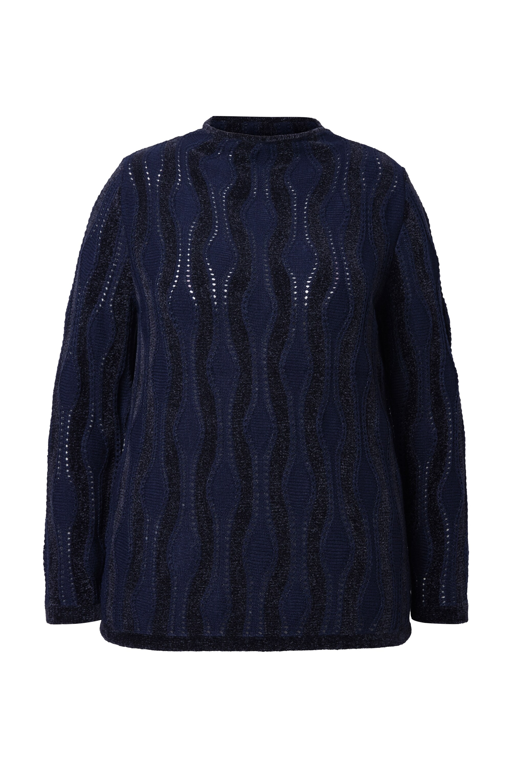 Ulla Popken Pulóver - kék: elől