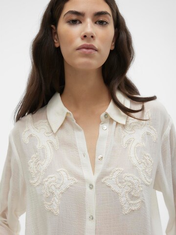 Chemisier VERO MODA en beige
