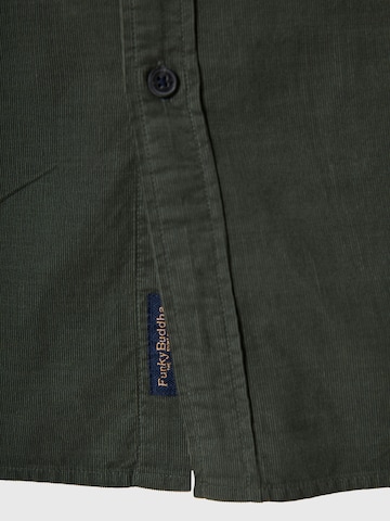 Coupe regular Chemise Funky Buddha en vert