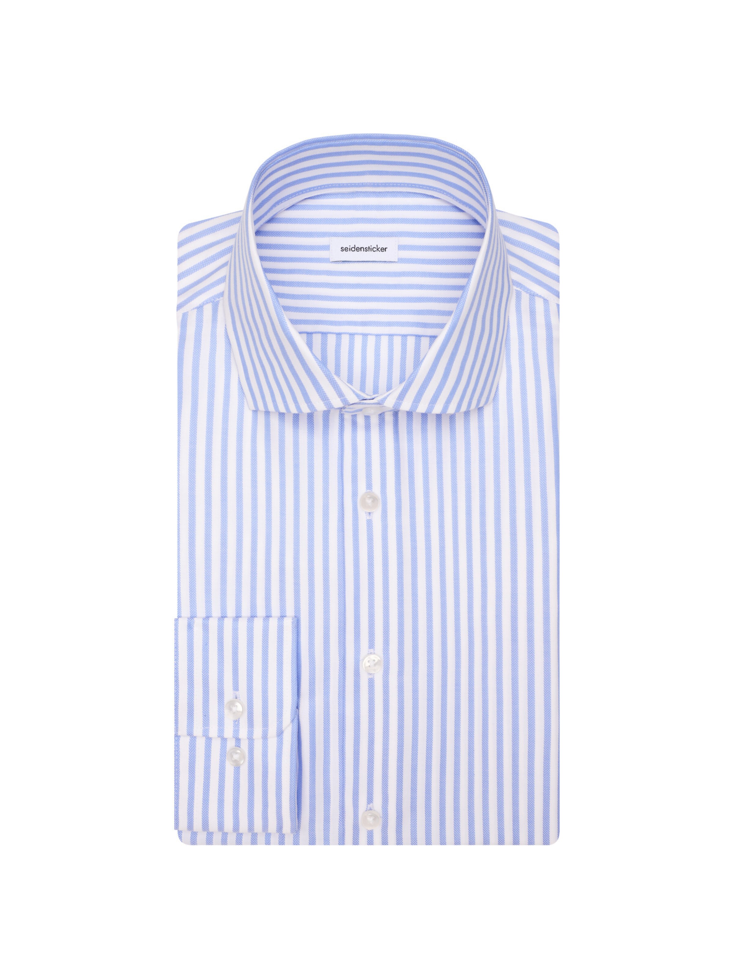 SEIDENSTICKER Comfort fit Zakelijk overhemd 'Schwarze Rose' in Blauw