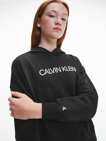 Calvin Klein Jeans Sweatshirt 'Institutional' i svart