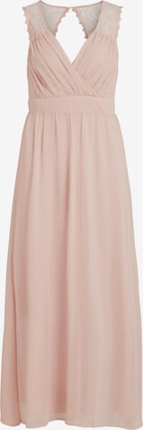 VILA Вечернее платье 'Rilla' в Ярко-розовый: спереди