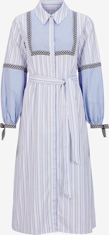 Robe-chemise Rich & Royal en blanc : devant