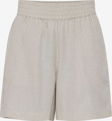 Fransa Loose fit Pants in Beige: front