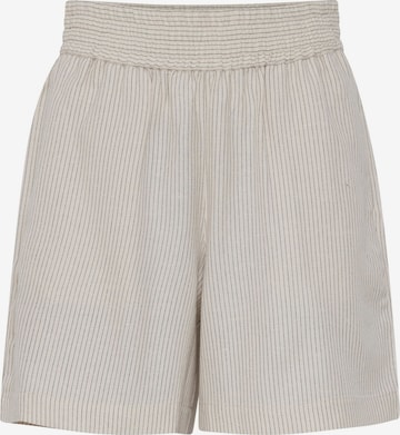 Fransa Pants in Beige: front