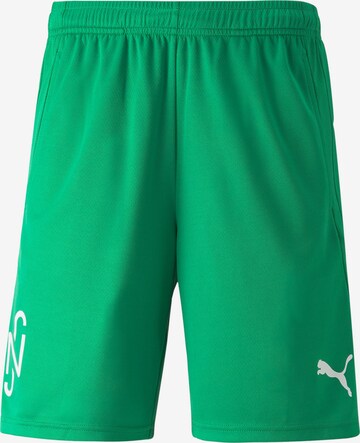 PUMA Regular Workout Pants 'Neymar' in Green: front