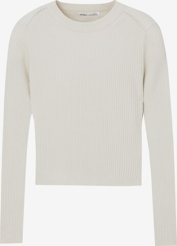 Pull&Bear Pullover i beige: forside