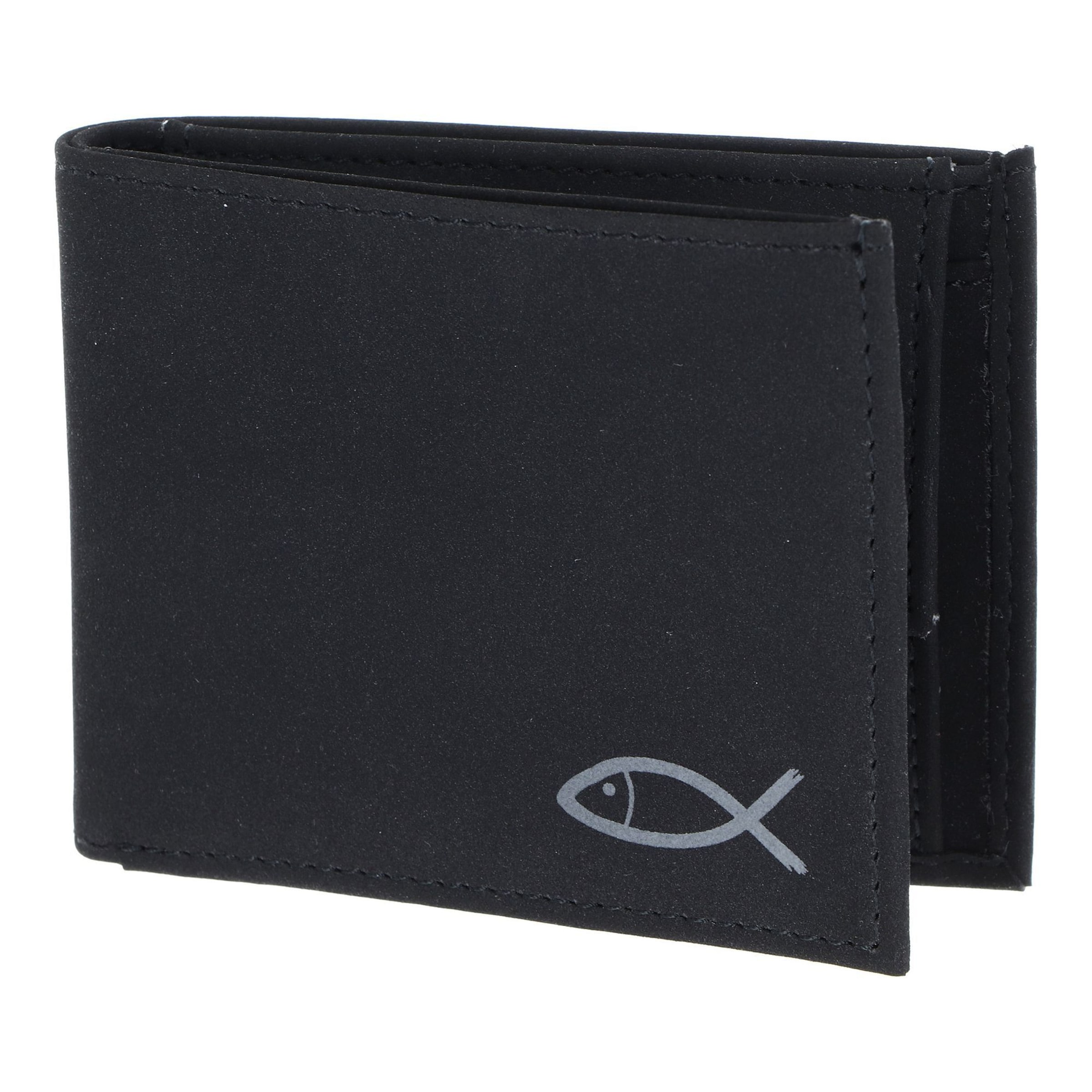 Porte-monnaies 'New Cryptan' OXMOX en noir : devant