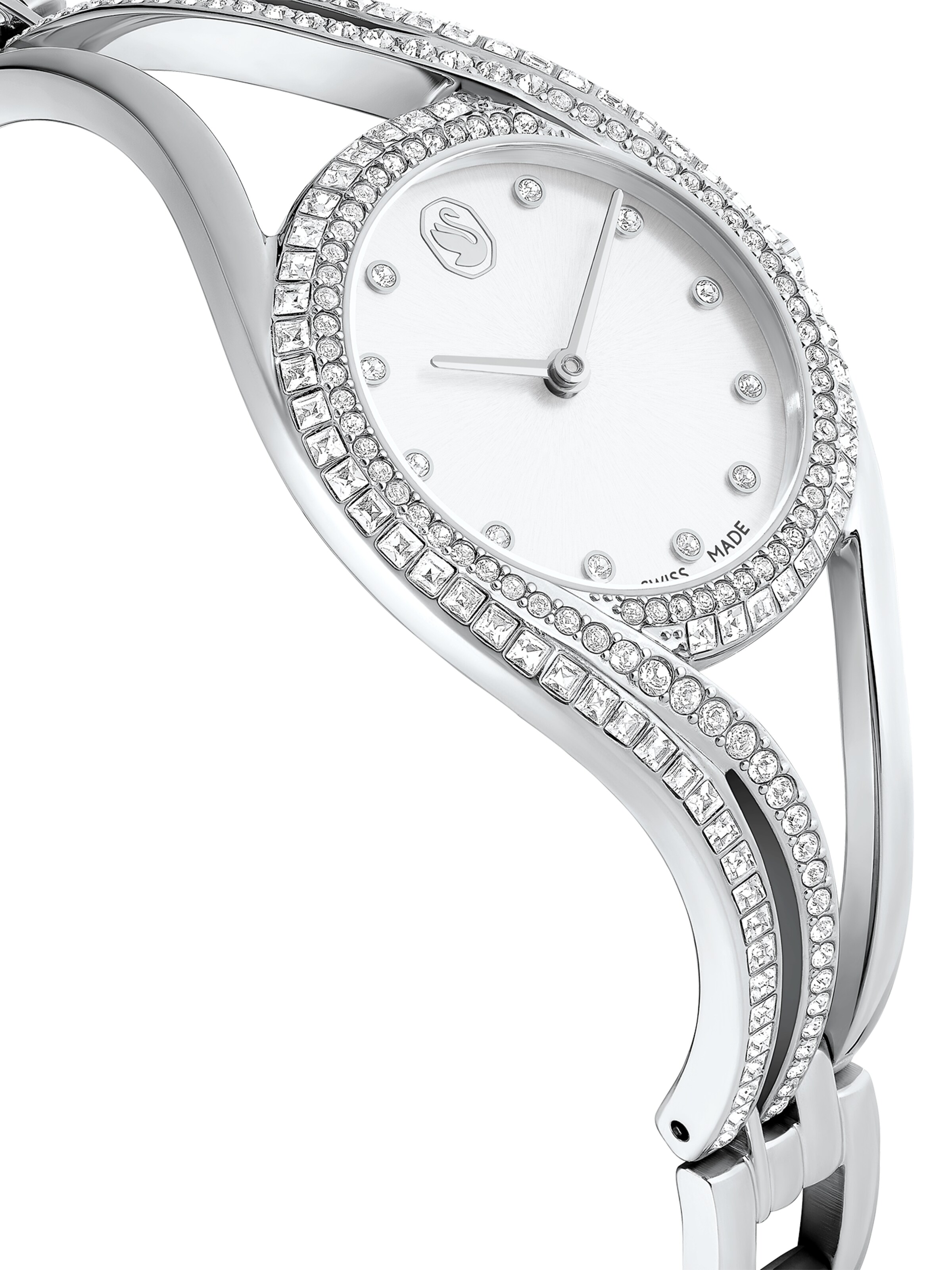 Swarovski Аналоговые часы 'Hyperbola' в Серебристый