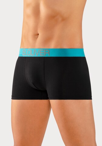 s.Oliver Boxershorts i svart: framsida