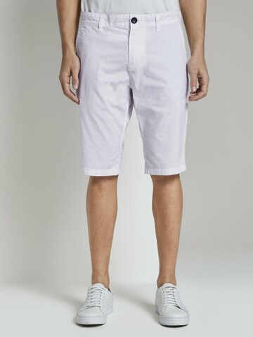 TOM TAILOR Regular Shorts in Weiß