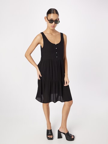 ICHI - Vestido de verano 'Marrakech' en negro
