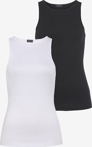 LAURA SCOTT Top in Black: front