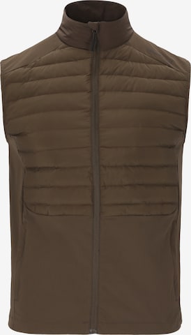 ENDURANCE Sports vest 'Benst' in Brown: front