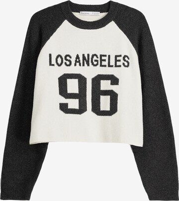 Bershka Sweater in Black: front