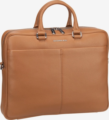 MANDARINA DUCK Document Bag 'Mellow' in Brown: front