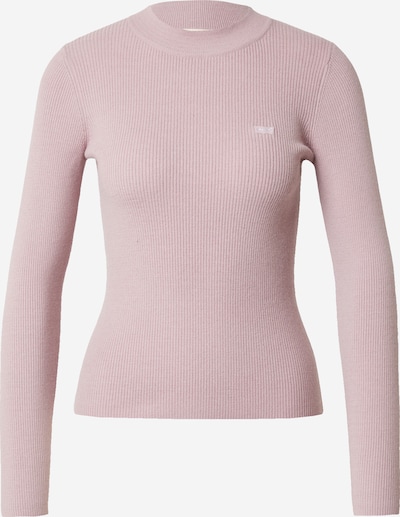 LEVI'S ® Tröja 'Rib Crew Sweater' i nude / vit, Produktvy