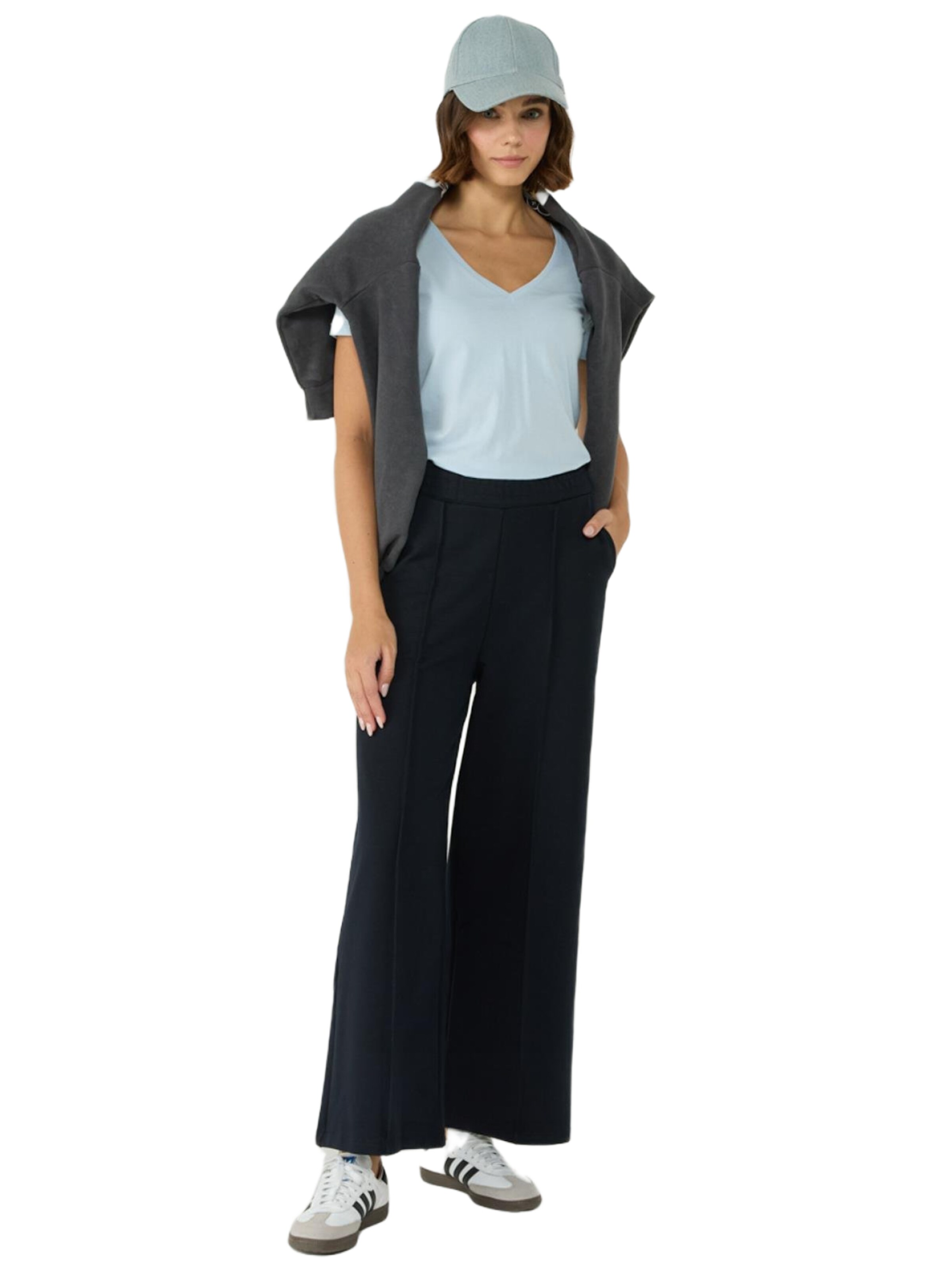 C&City Loosefit Broek in Blauw