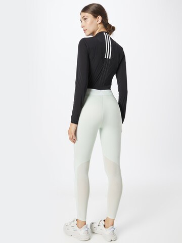 ADIDAS PERFORMANCE Skinny Sportsbukse 'Techfit V-Shaped Elastic' i grønn