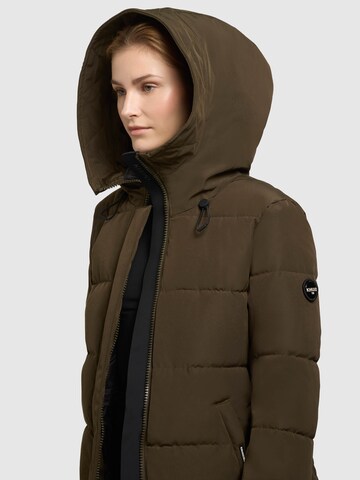khujo - Sobretudo de inverno 'FALTD' em verde