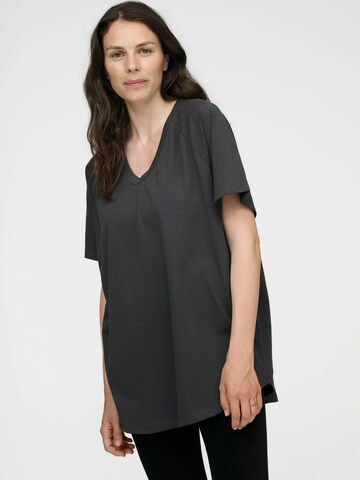 moshi moshi mind Shirt ' favourite ' in Grijs: voorkant