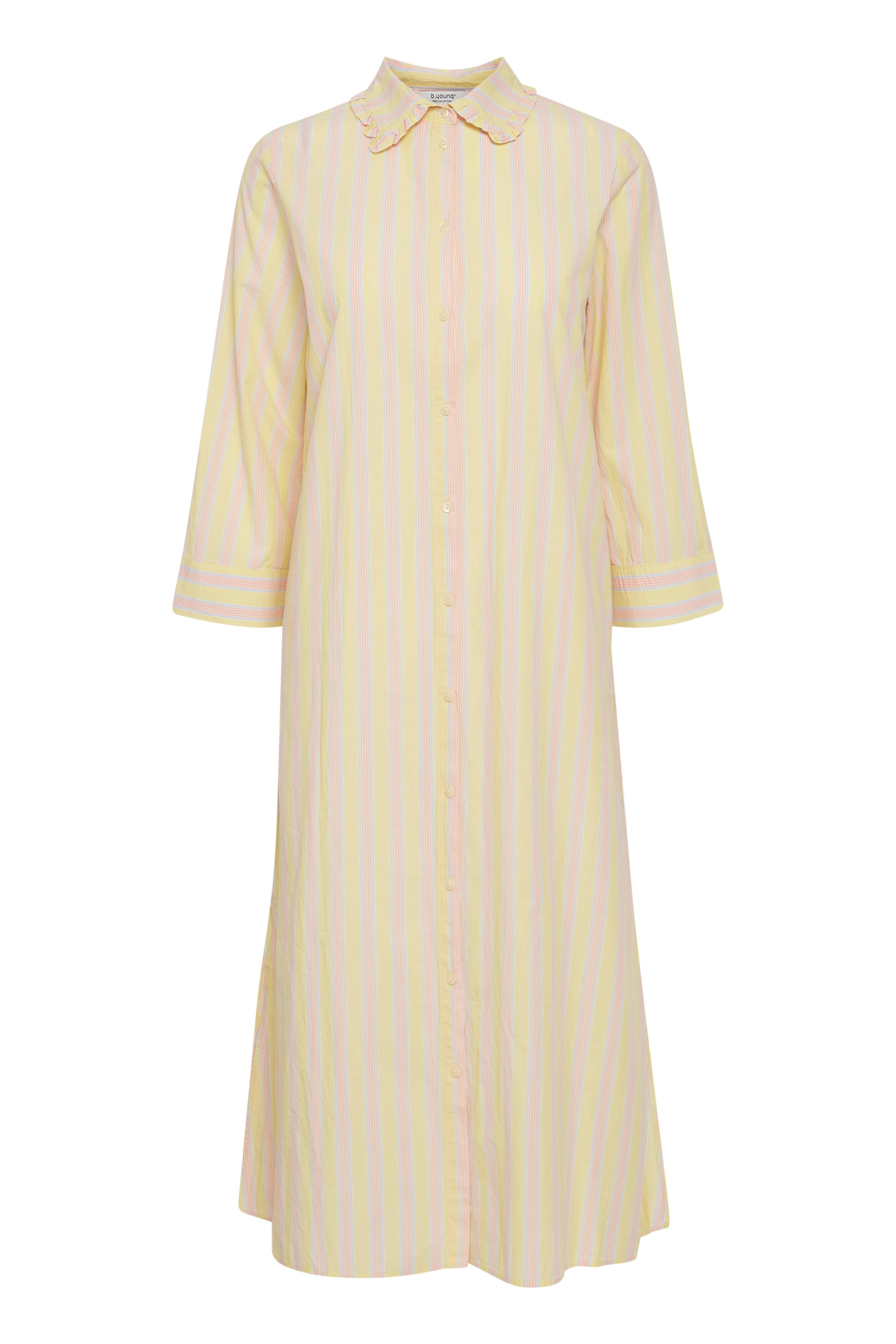 b.young Blusenkleid 'GAMINE' in blau / gelb / pink, Produktansicht