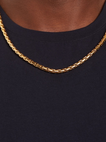 Lucardi Ketting 'Klassisch' in Goud: voorkant