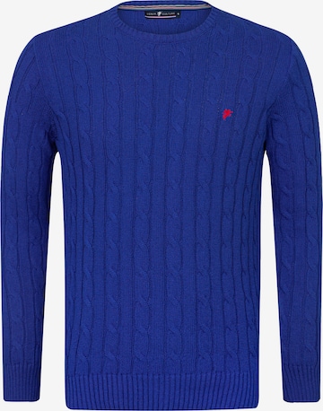 DENIM CULTURE Sweater 'Jeffrey' in Blue: front