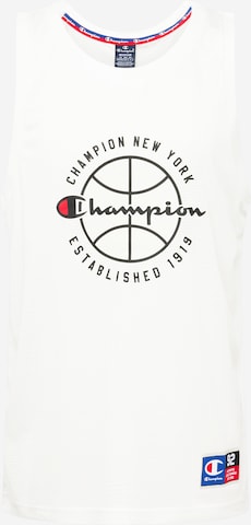 T-Shirt Champion Authentic Athletic Apparel en blanc : devant