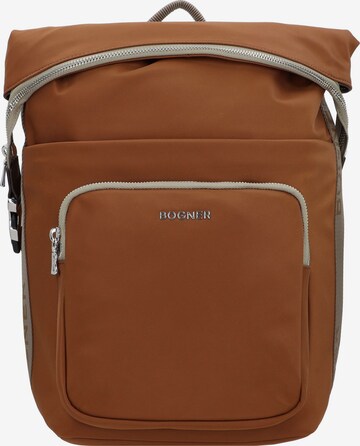 BOGNER Backpack in Brown: front