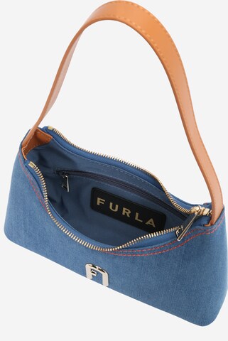 FURLA - Mala de ombro em azul