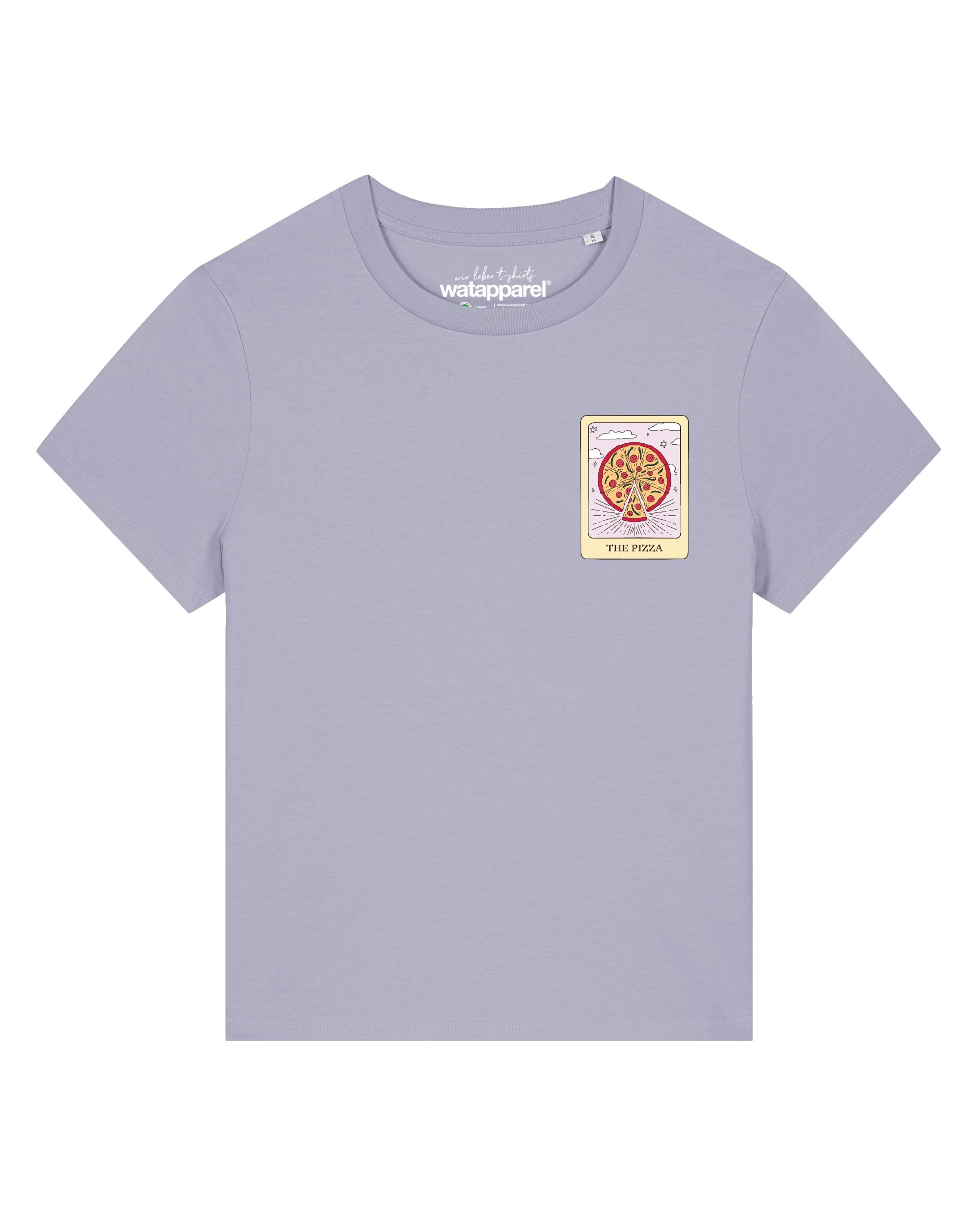 T-shirt Watapparel en violet : devant