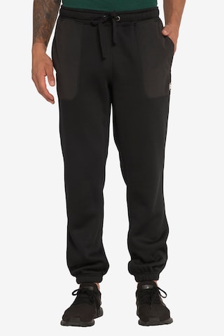 JAY-PI Regular Workout Pants in Black: front