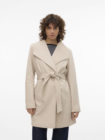 VERO MODA Overgangsfrakke 'EMMA' i beige: forside