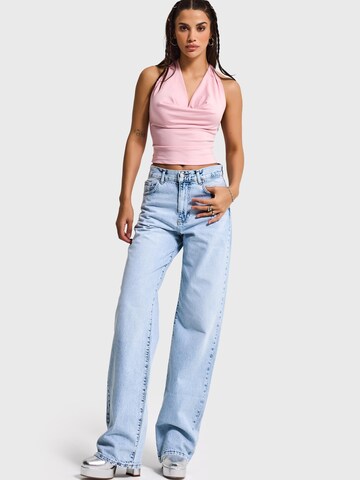 IT'S BASIC Loosefit Jeans 'SOFIA Loose High Rise Jeans' in Blauw