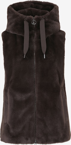 Gilet Betty Barclay en marron : devant