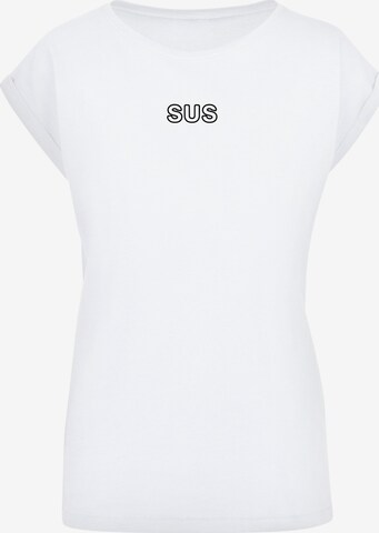 F4NT4STIC Shirt 'SUS' in White: front
