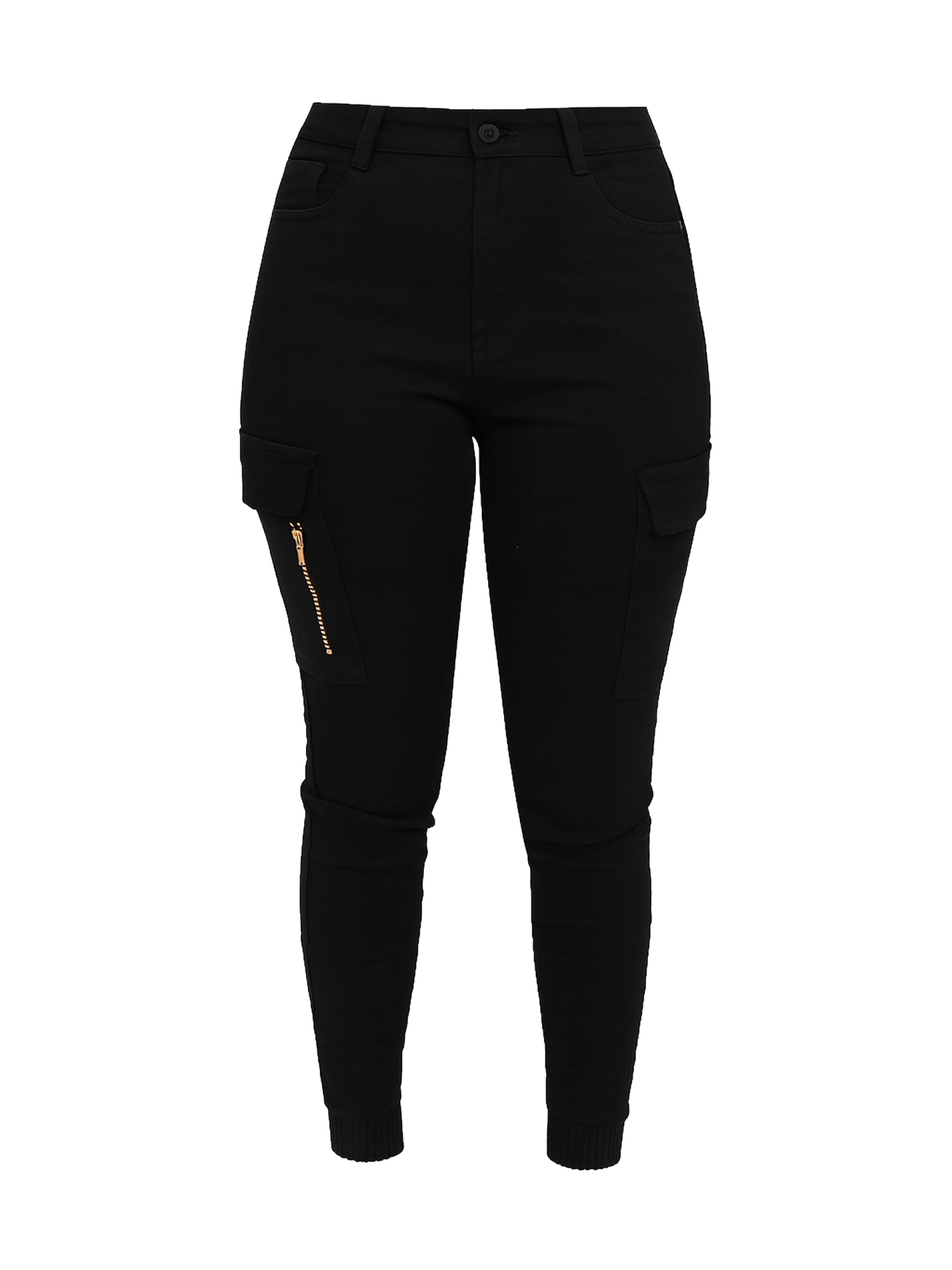 Elara Hose in Schwarz: Vorderseite