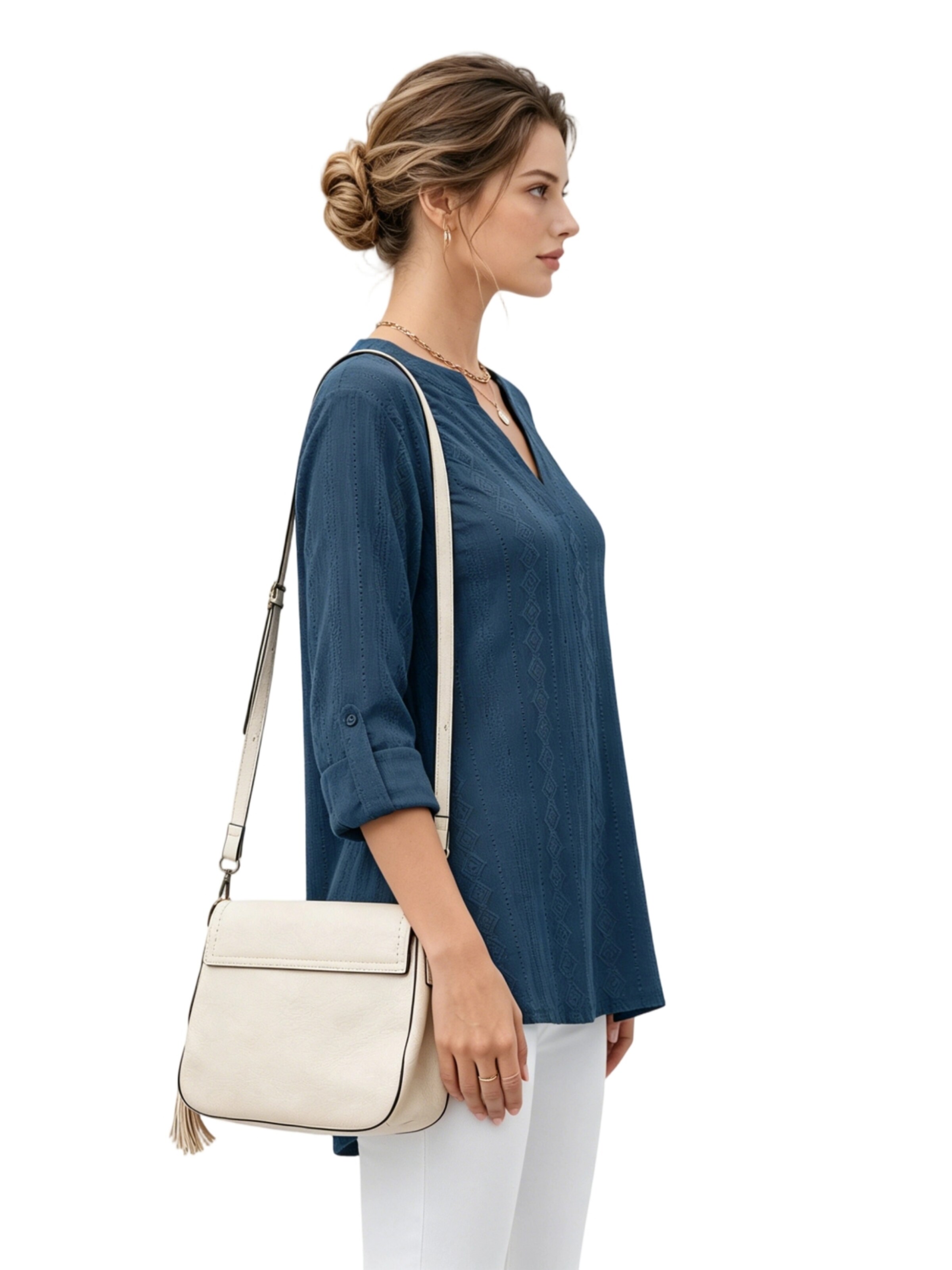 Yesfashion Bluse‌‌‌‌‌‌‌‌‌ in Blau