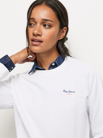 Pepe Jeans Sweatshirt 'Calista' in White