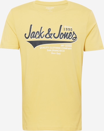 JACK & JONES Tričko – žlutá: přední strana