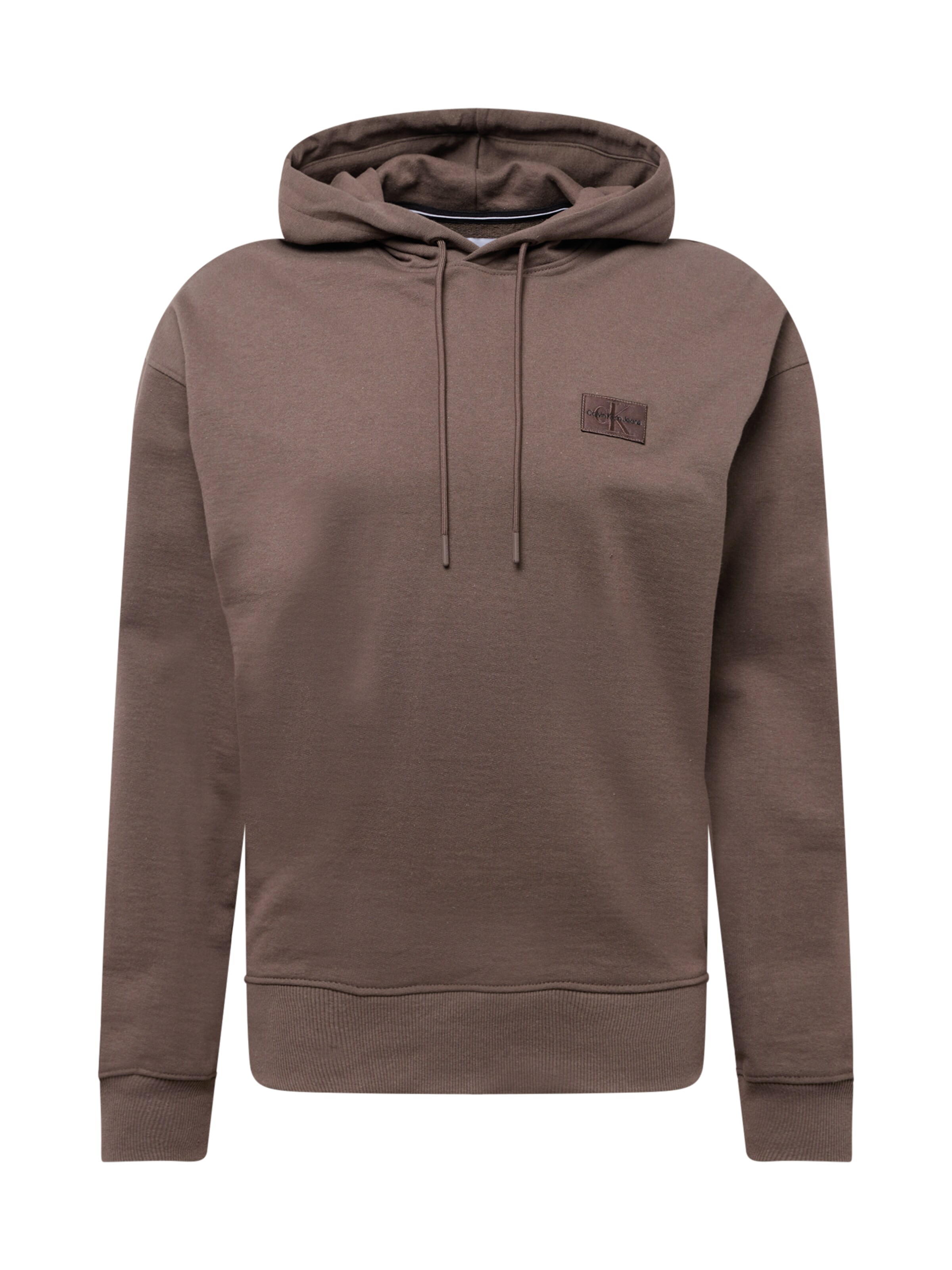 Calvin Klein Jeans Sweatshirt in Braun: Vorderseite