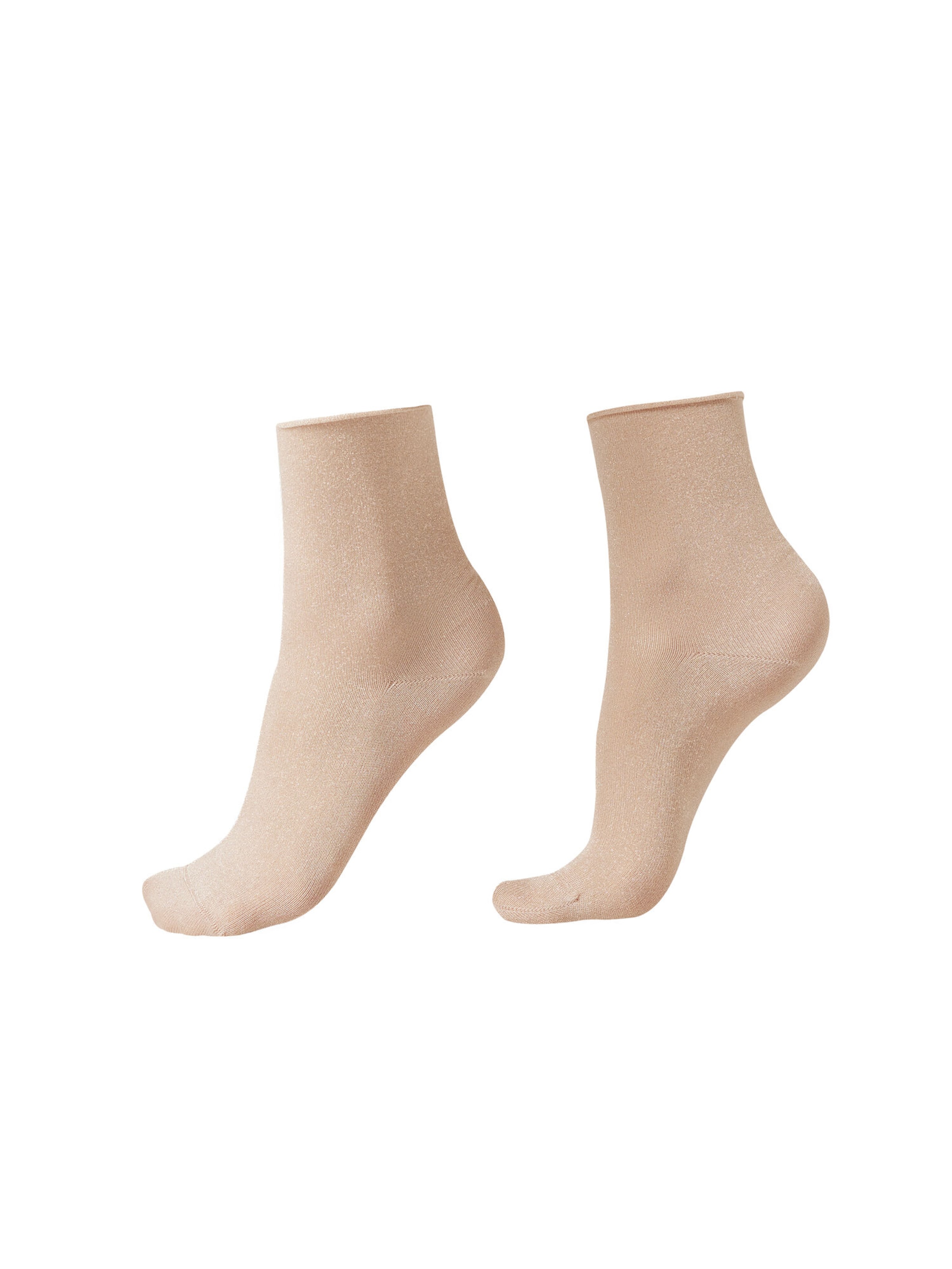 CALZEDONIA Socken 'GLITTER' in Beige: Vorderseite