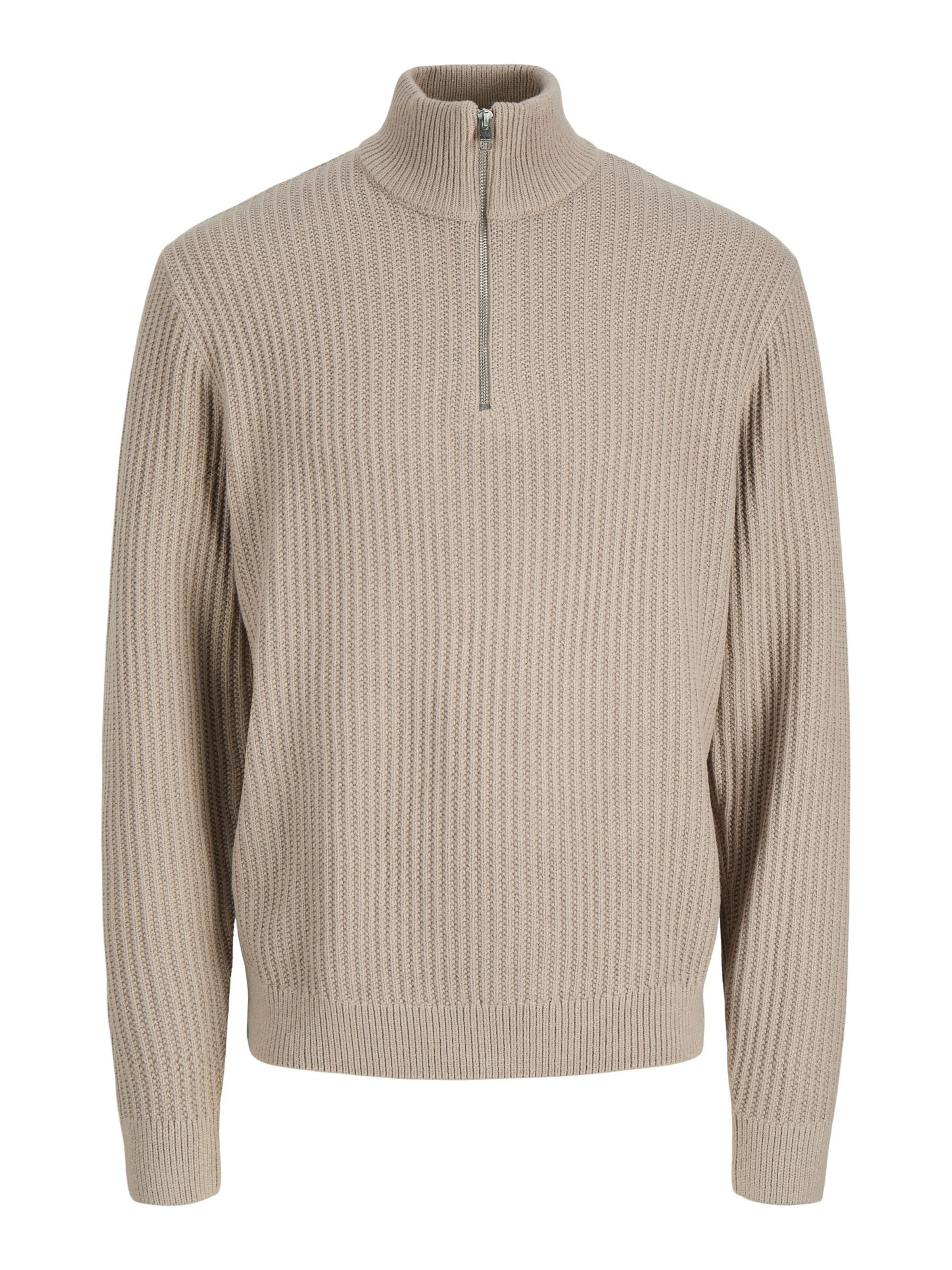 JACK & JONES Pullover 'JJSage' i beige: forside